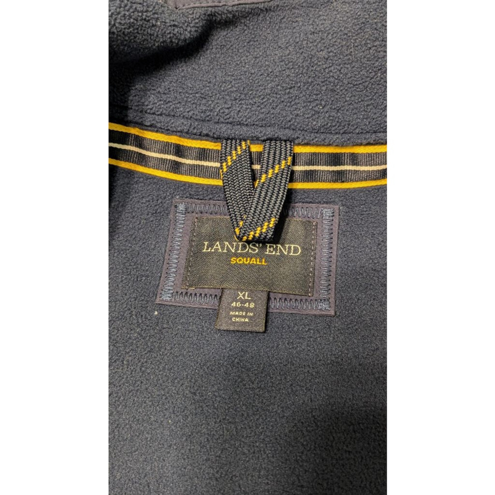 Men's Lands' End Jacket XL Navy - Picture 6 of 7